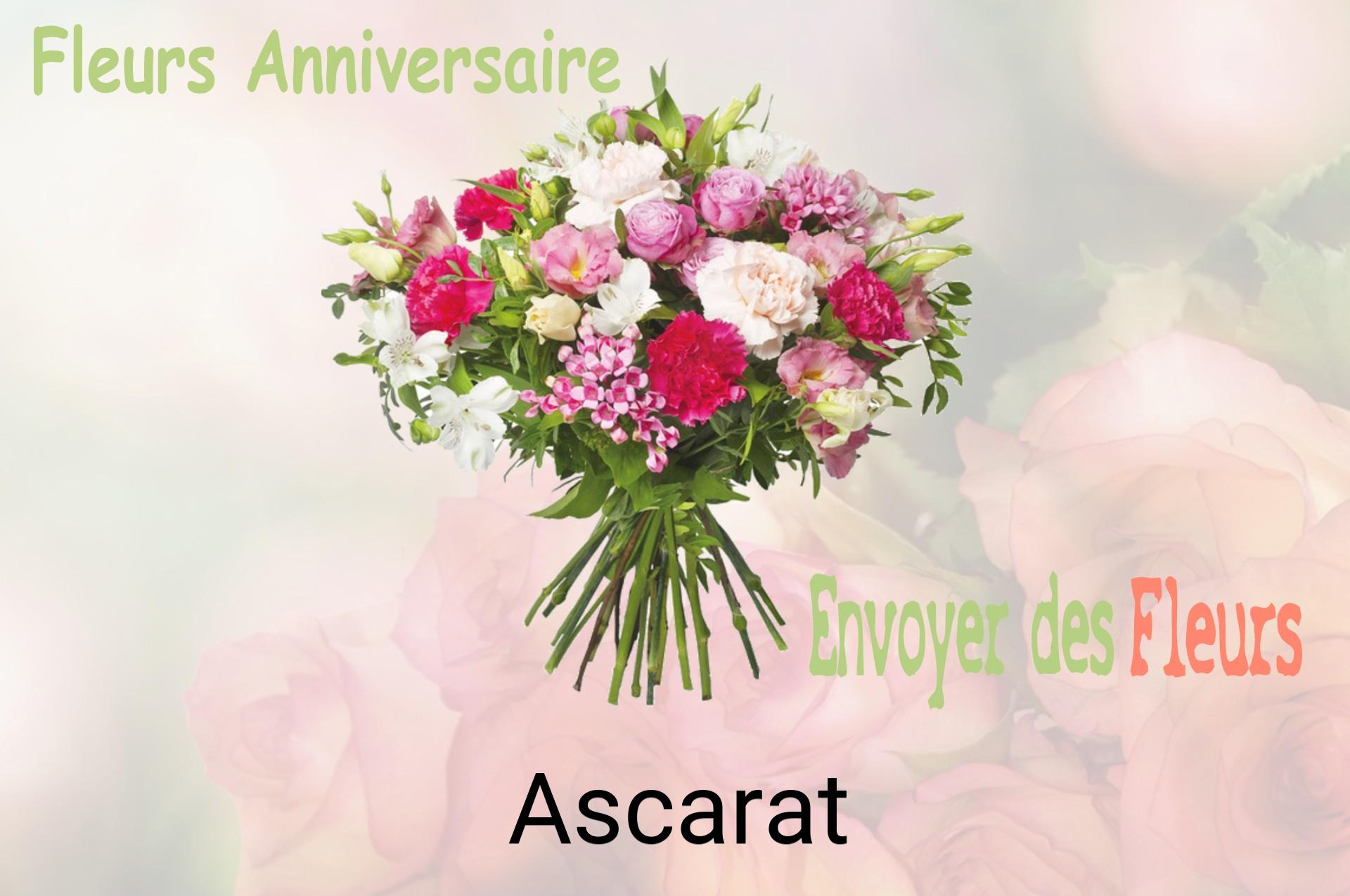 Bouquet de fleurs d’anniversaire livré à Ascarat